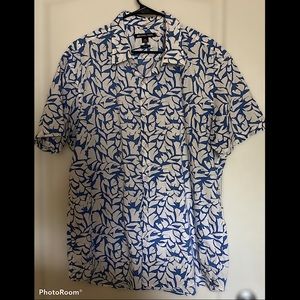 Michael Kors Hawaiian Slim Fit Shirt